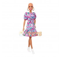 Păpușă Barbie Fashionistas Chel în rochie cu flori GYB03 - #150