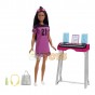 Păpușă Barbie Big City Dream Malibu Studio cu accesorii GYG40