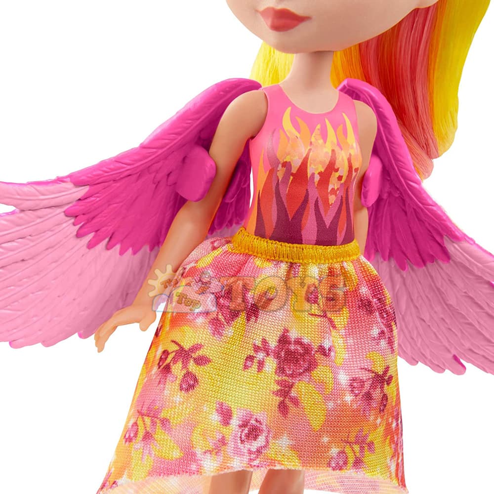 Enchantimals Păpușă Falon Phoenix și figurină Sunrise GYJ04 Mattel