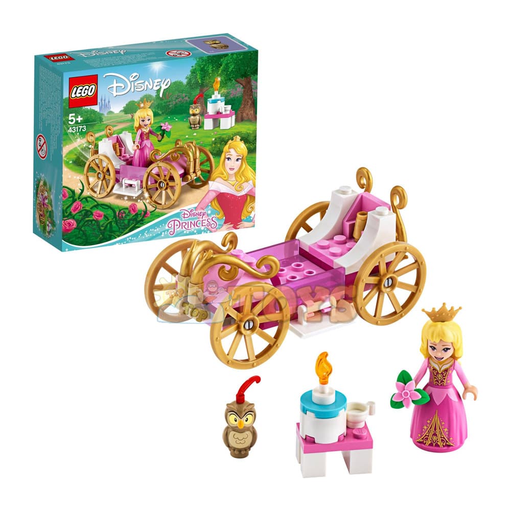 LEGO® Disney Princess Trăsura regală a Aurorei 43173 - 62 piese