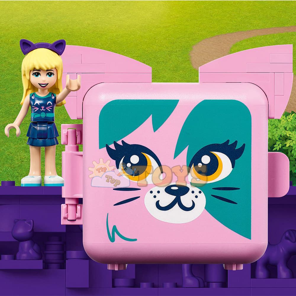 LEGO® Friends Cubul cu pisica al lui Stephanie 41665 - 46 piese