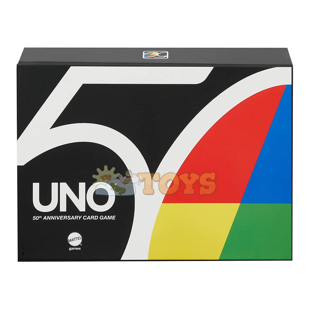 Mattel UNO Premium - Joc de cărți Aniversare 50 ani - GXJ94