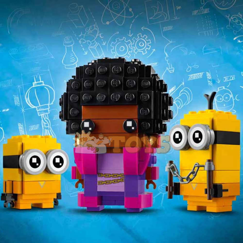 LEGO® Brick Headz Belle Bottom Kevin și Bob 40421 - 309 piese