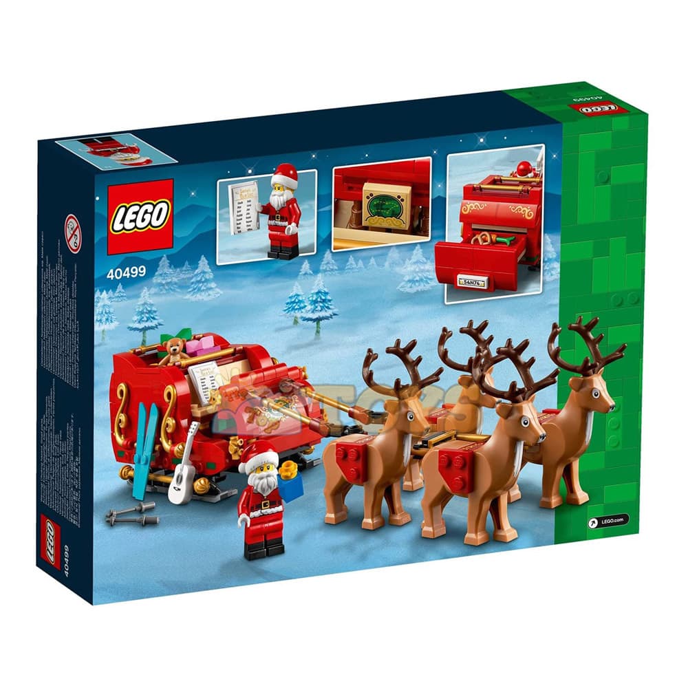 LEGO® Classic Sania lui Moș Crăciun 40499 - 343 piese