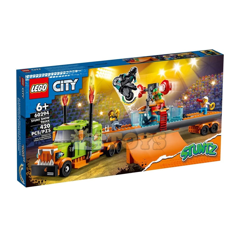 LEGO® City Camionul de cascadorii 60294 - 420 piese