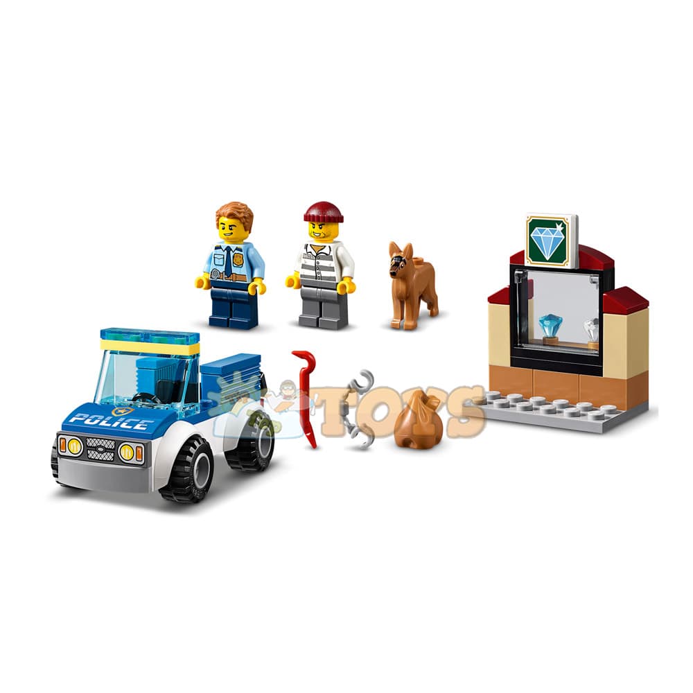 LEGO® City Unitate de poliție canină 60241 - 67 piese