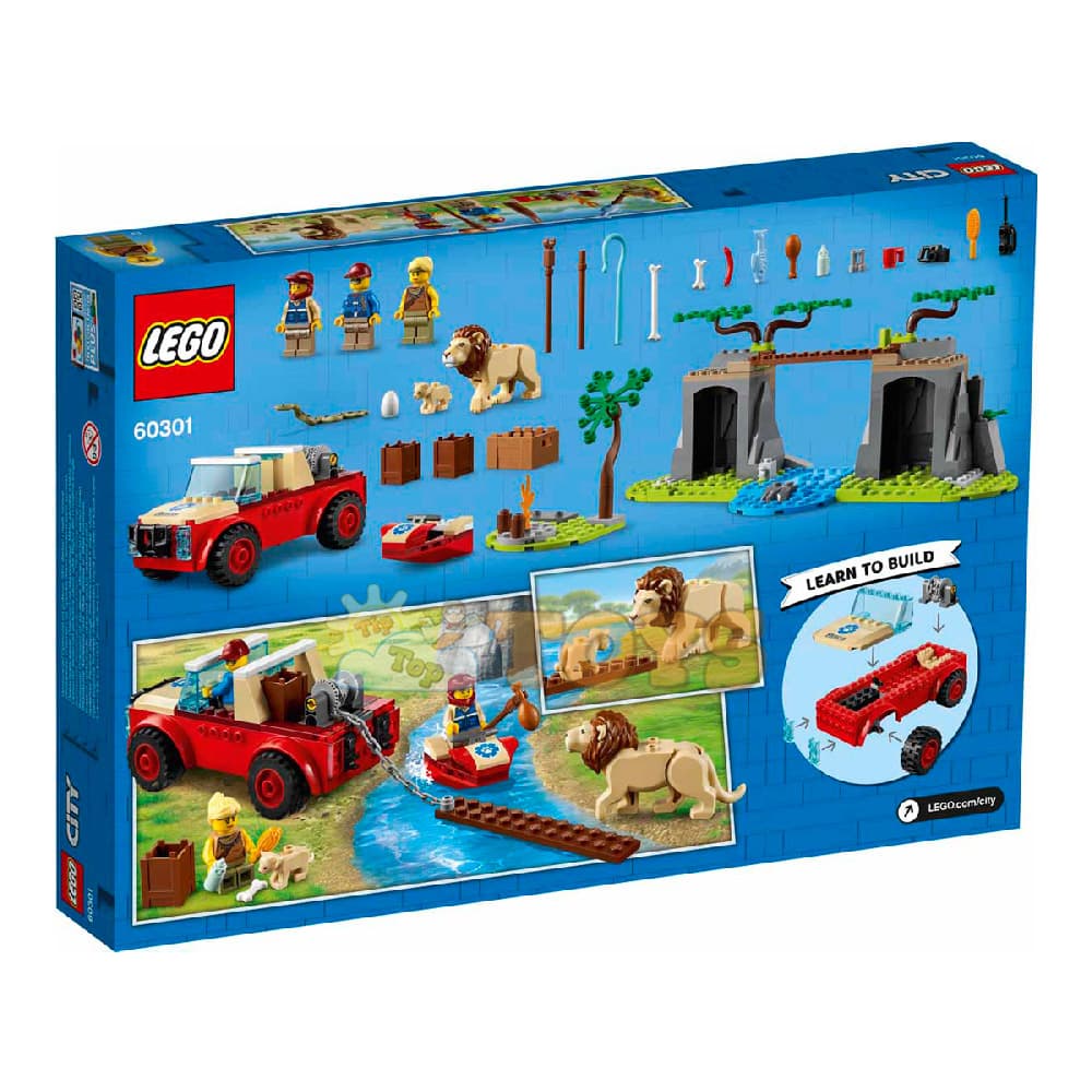 LEGO® City Camion de salvare a animalelor 60301 - 157 piese