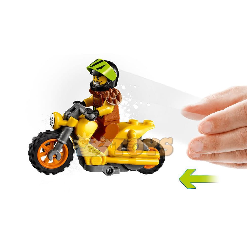 LEGO® City Stuntz Motocicleta de cascadorii cu impact 60297 12buc