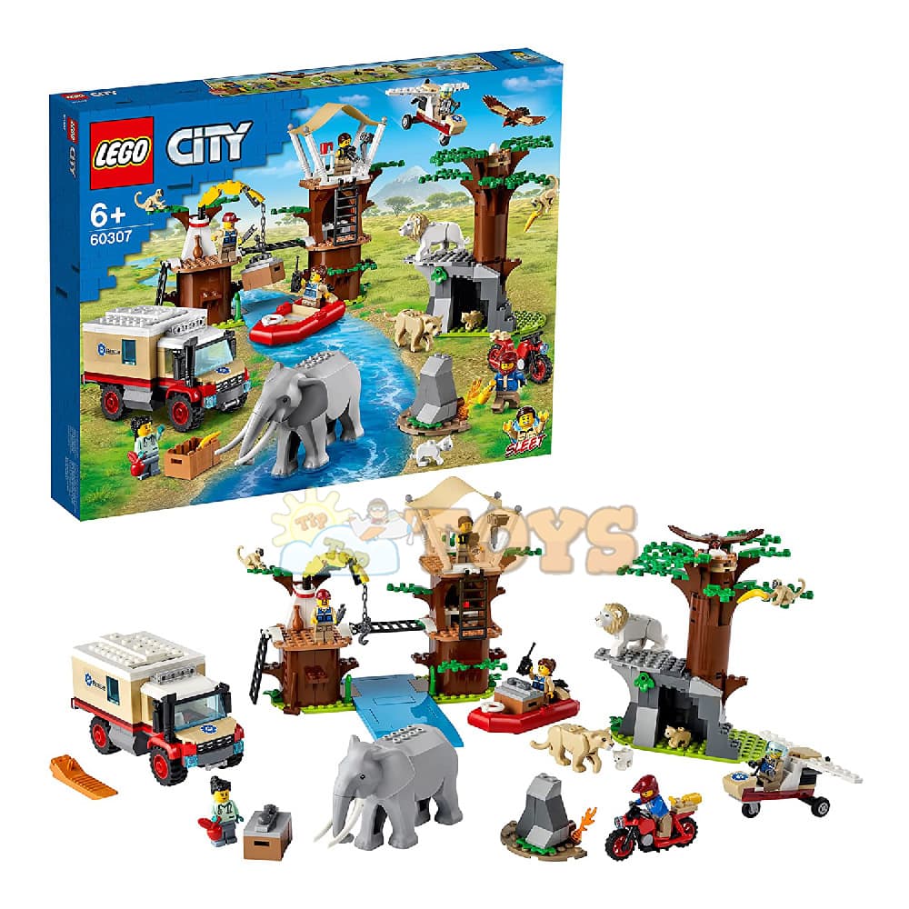 LEGO® City Baza de salvare a animalelor 60307 - 503 piese