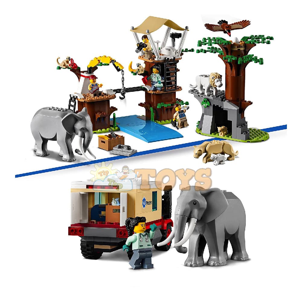 LEGO® City Baza de salvare a animalelor 60307 - 503 piese