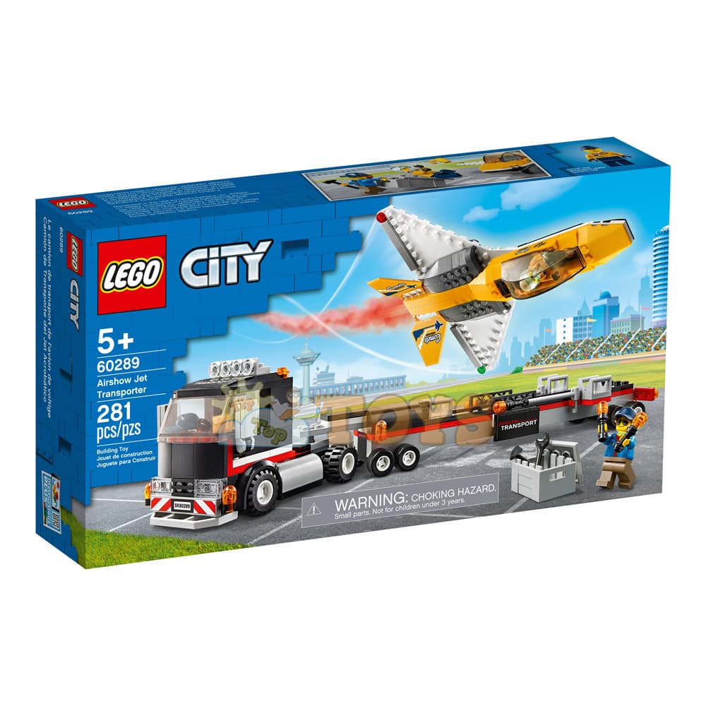 LEGO® City Transportor de avion 60289 - 281 piese