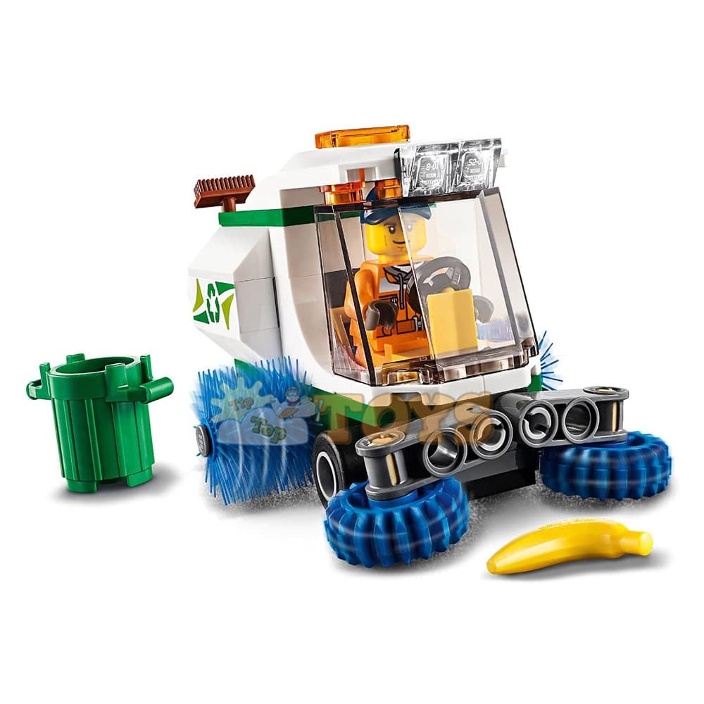 LEGO® City Mașină de măturat strada 60249 - 89 piese