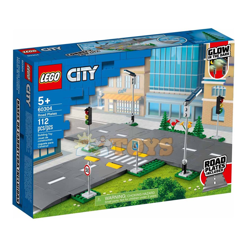 LEGO® City Plăci de șosea 60304 - 112 piese