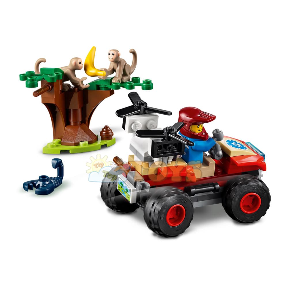 LEGO® City ATV de salvare a animalelor 60300 - 74 piese
