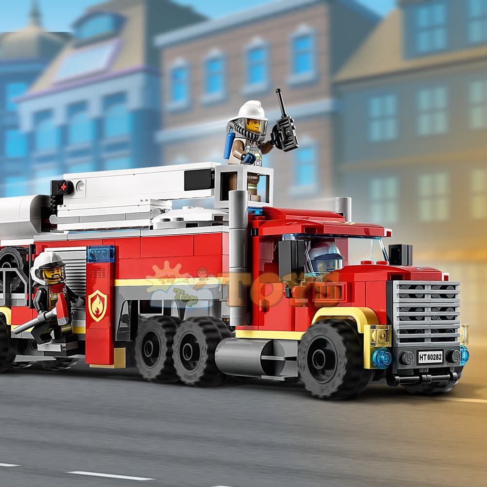 LEGO® City Unitate de comandă a pompierilor 60282 - 380 piese