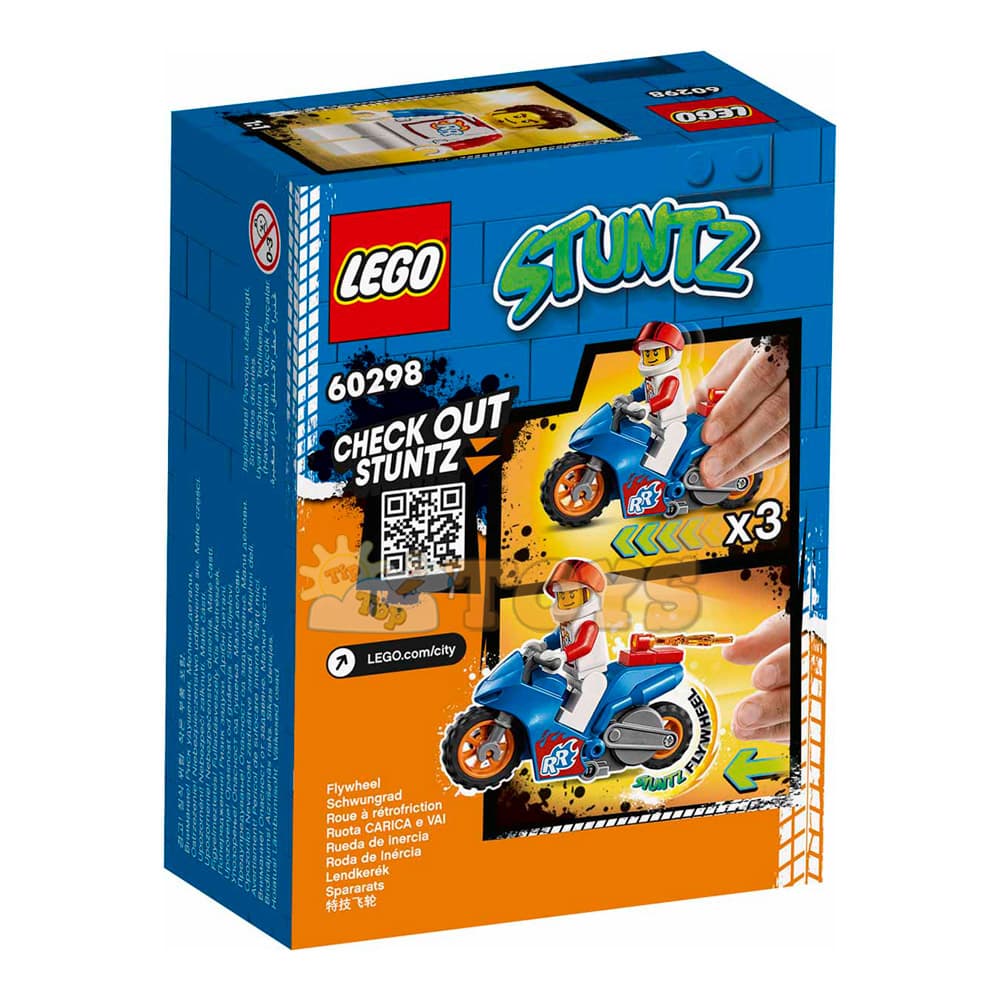 LEGO® City Stuntz Motocicleta de cascadorii cu rachetă 60298 14buc