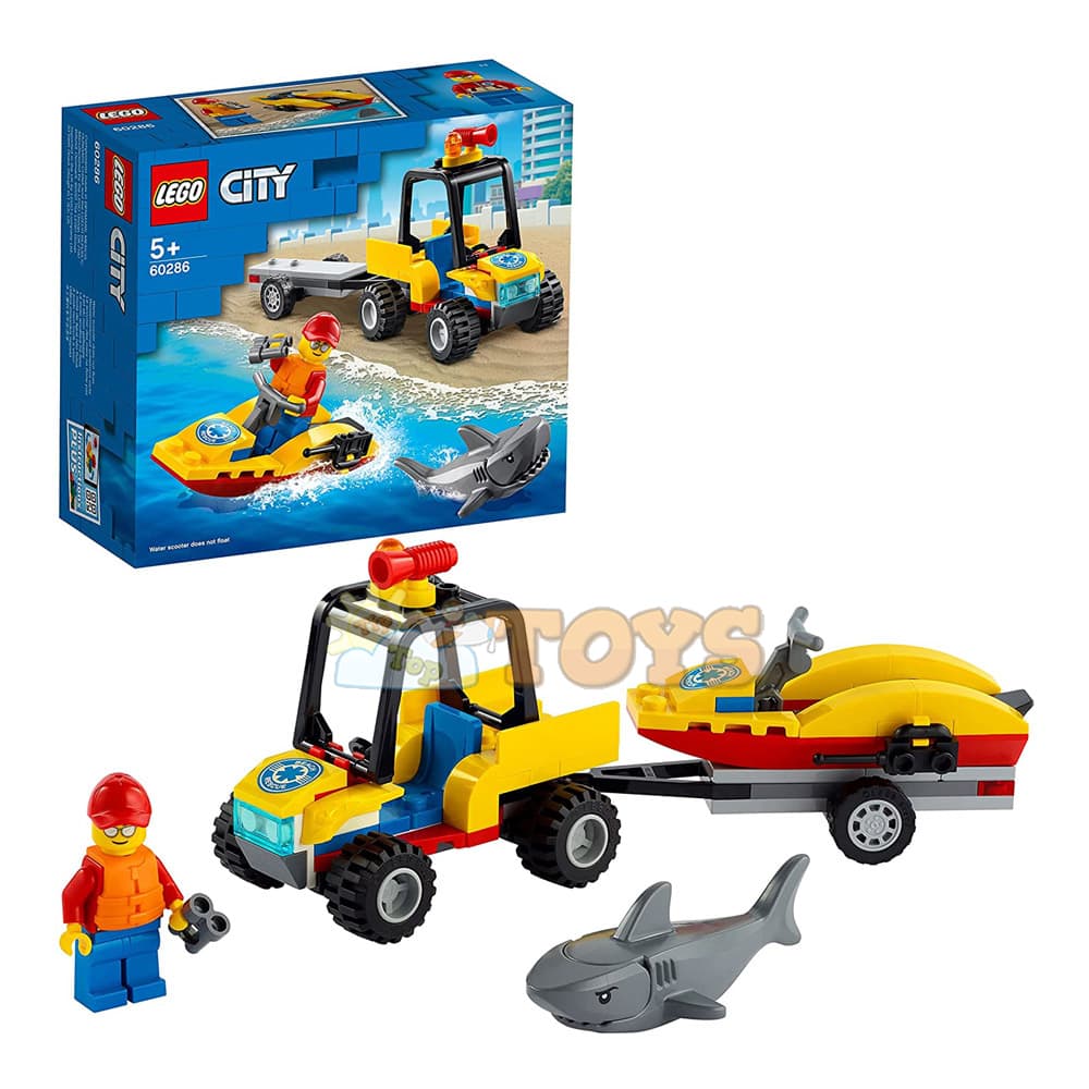 LEGO® City ATV și barca de salvamari 60286 - 79 piese