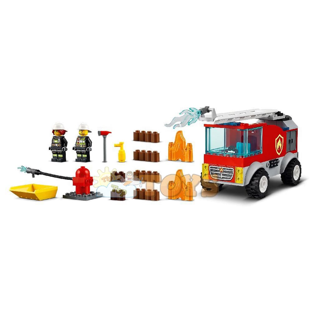 LEGO® City Mașină de pompieri cu scară 60280 - 88 piese