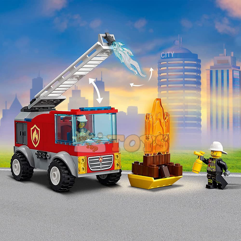 LEGO® City Mașină de pompieri cu scară 60280 - 88 piese