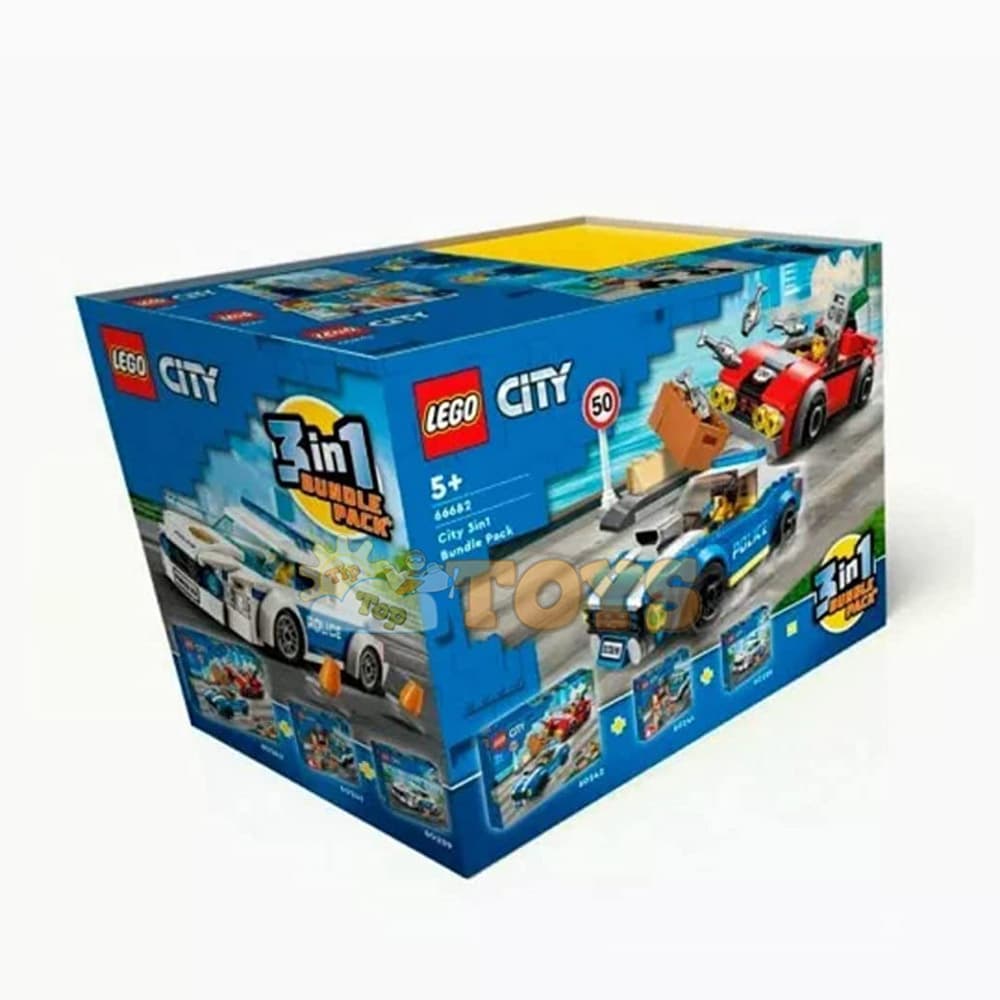 LEGO® City Set 3în1 Set de poliție 66682 - 344 piese