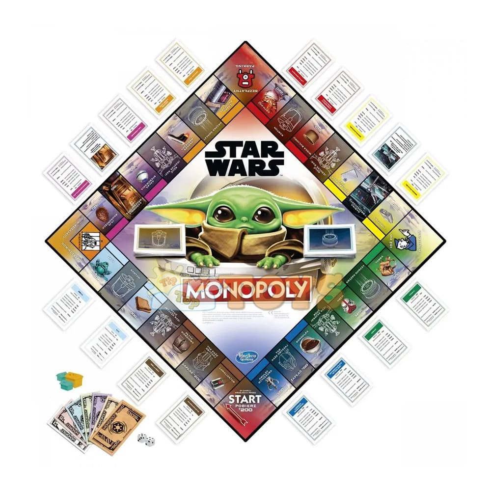 Joc de societate Monopoly Star Wars Baby Yoda limba maghiară