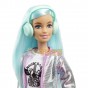 Barbie Păpușă Producător muzical - păpușă cu păr albastru GTN77