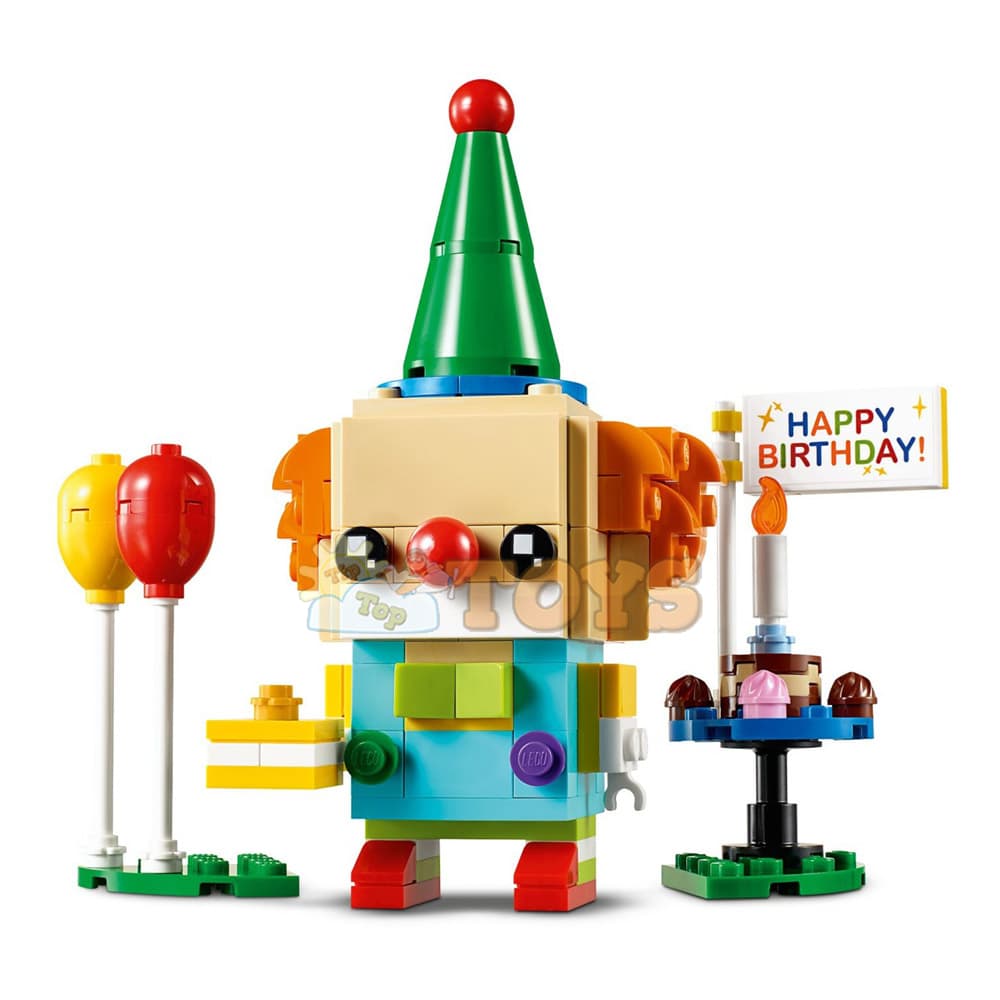 LEGO® Brick Headz Clown de aniversare 40348 - 150 piese