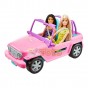 Set de joacă Barbie Jeep roz cu două păpuși GVK02 - Mattel
