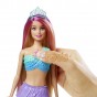 Păpușă Barbie Dreamtopia Sirenă cu lumini sclipitoare Malibu HDJ36