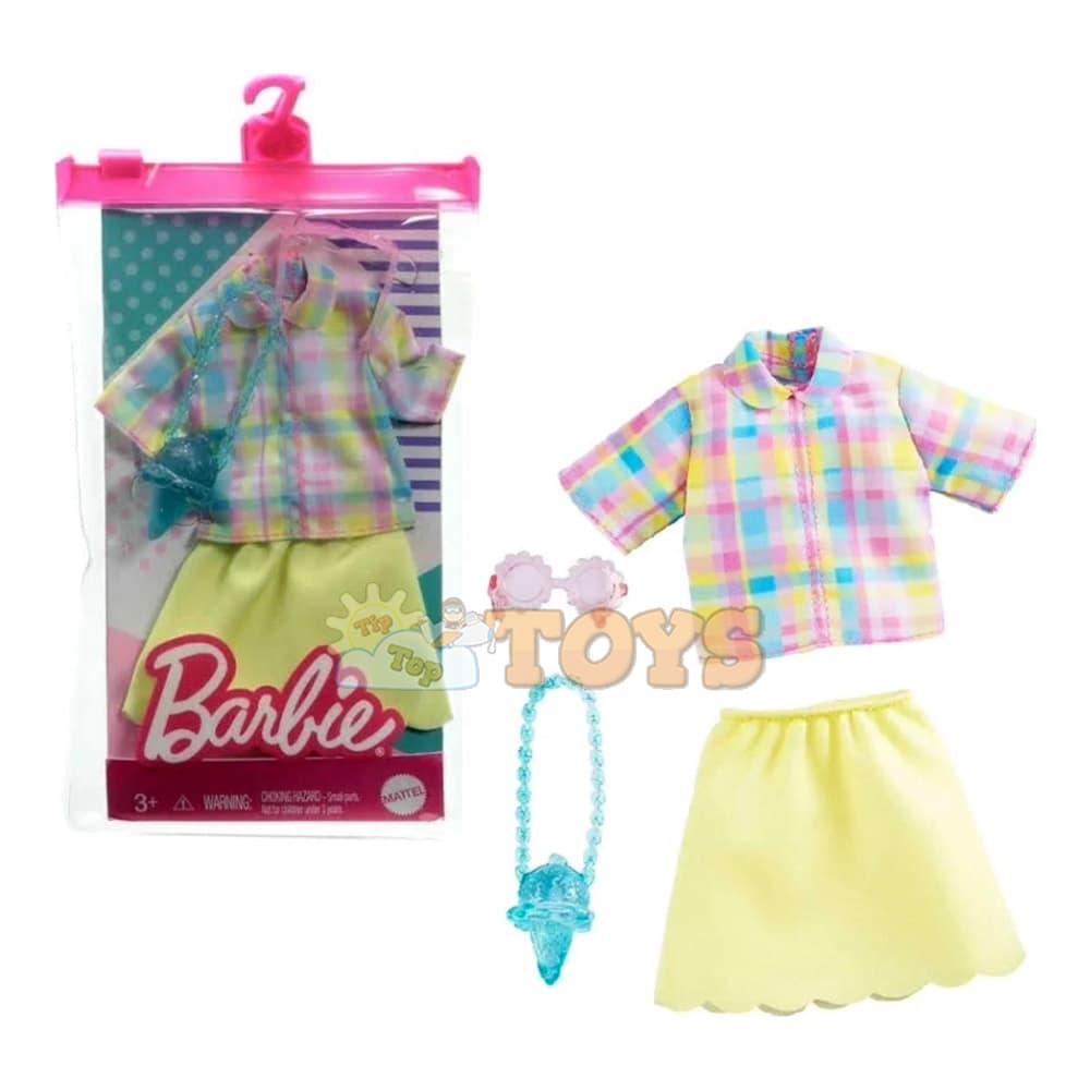 Barbie Set îmbrăcăminte păpușă cu accesorii GRB97 - Mattel