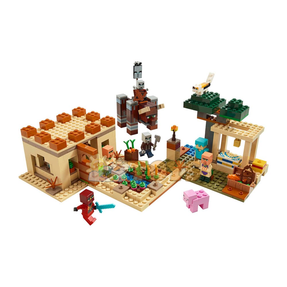 LEGO® Minecraft Raidul Illager 21160 - 562 piese