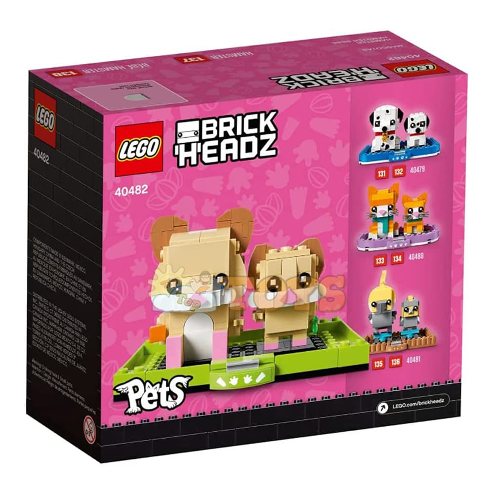 LEGO® Brick Headz Hamsteri 40482 - 243 piese