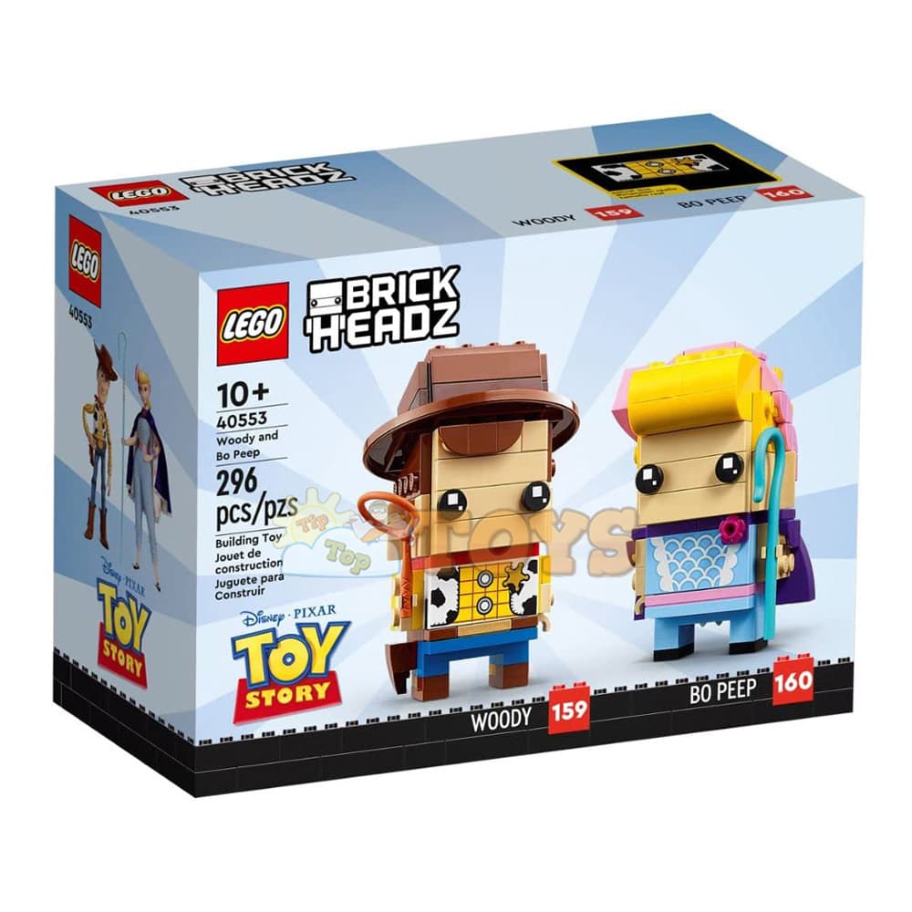 LEGO® Brick Headz Woody și Bo Peep 40553 - 296 piese