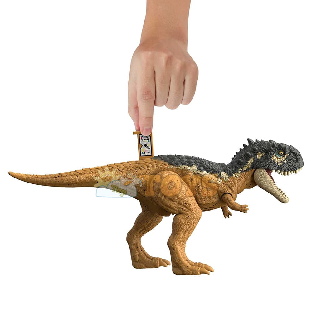 Figurină Jurassic World Dinozaur Skorpiovenator cu sunet HDX37