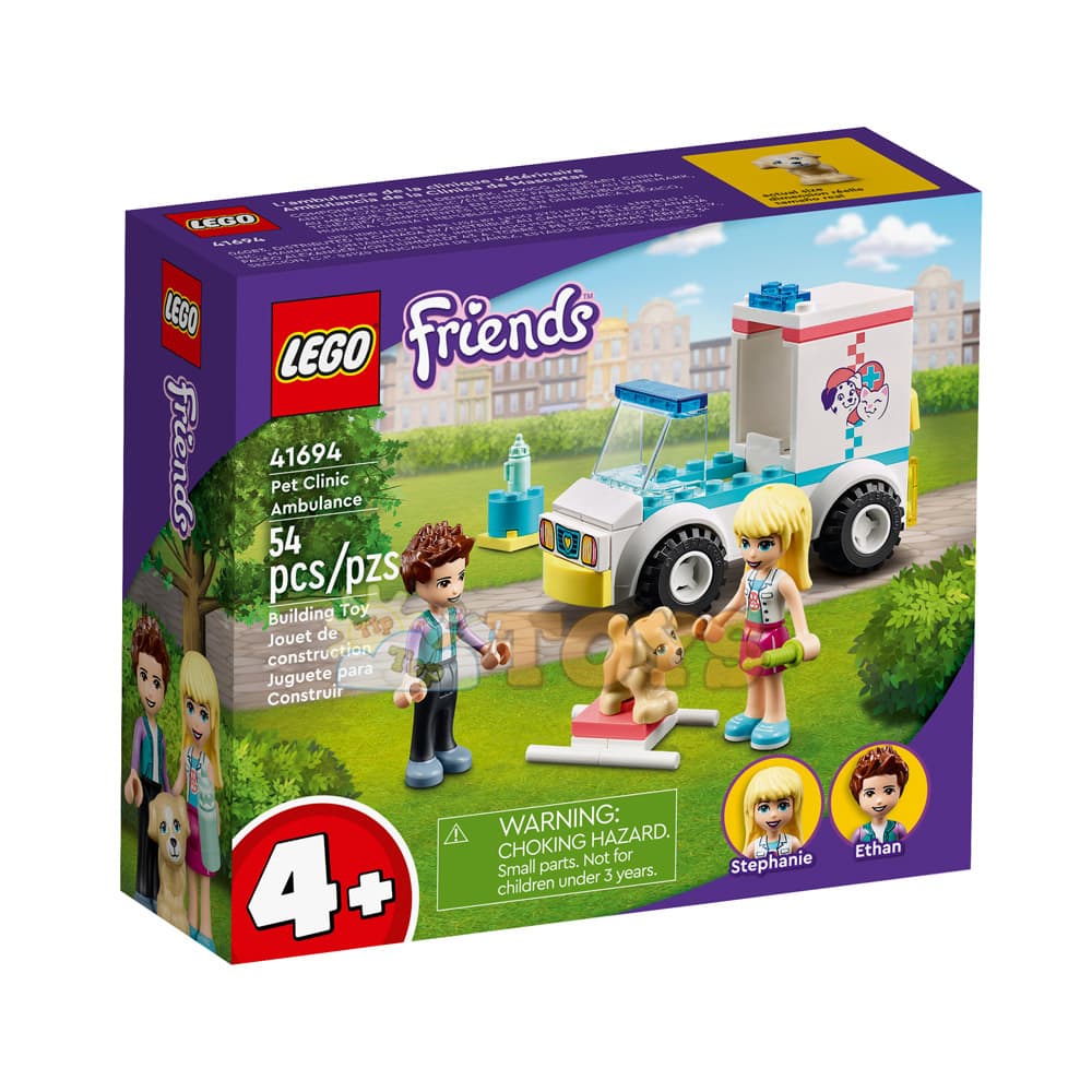 LEGO® Friends Ambulanța de animale 41694 - 54 piese