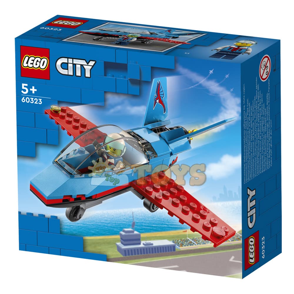 LEGO® City Avion de cascadorii 60323 - 59 piese