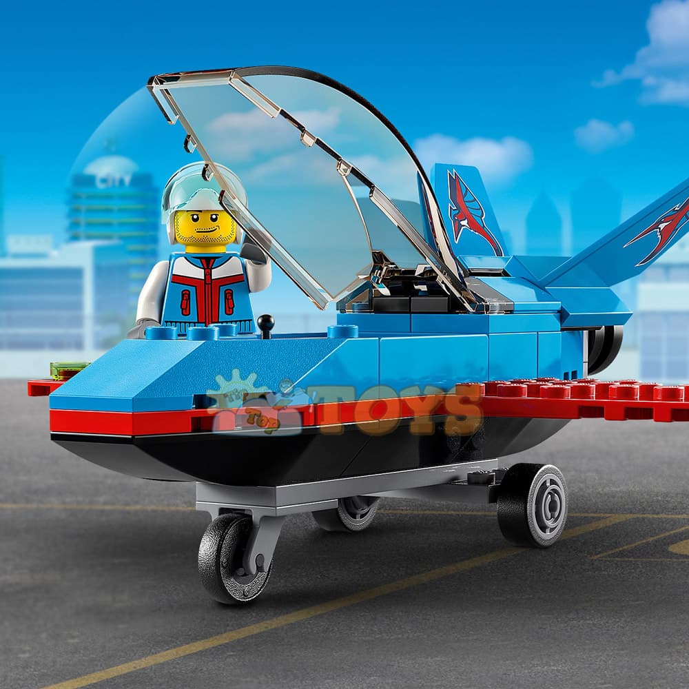 LEGO® City Avion de cascadorii 60323 - 59 piese