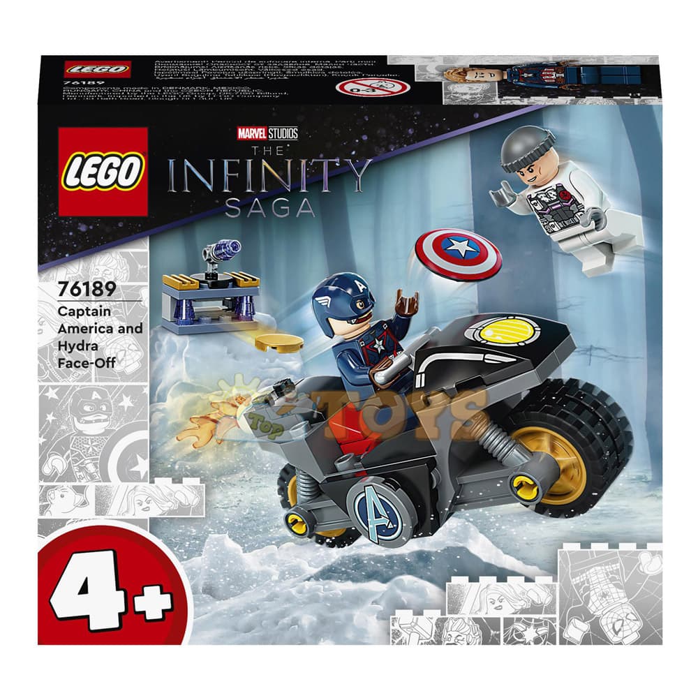 LEGO® Super Heroes Captain America versus Hydra 76189 - 49 piese