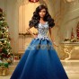 Păpușă Barbie Holiday 2016 cu rochie albastră DGX99 - Mattel