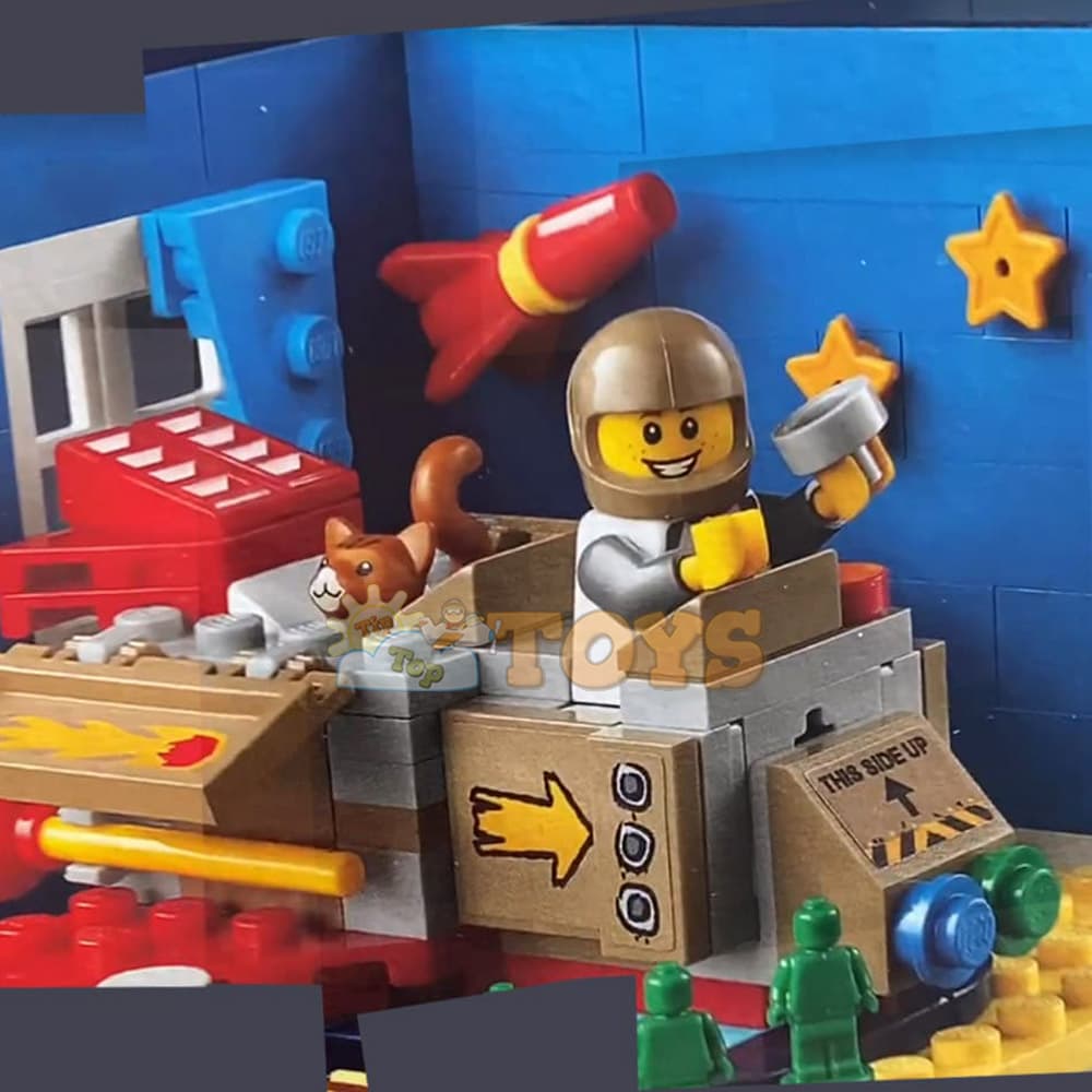 LEGO® IDEAS Aventuri cosmice în rachetă de carton 40533 203 piese