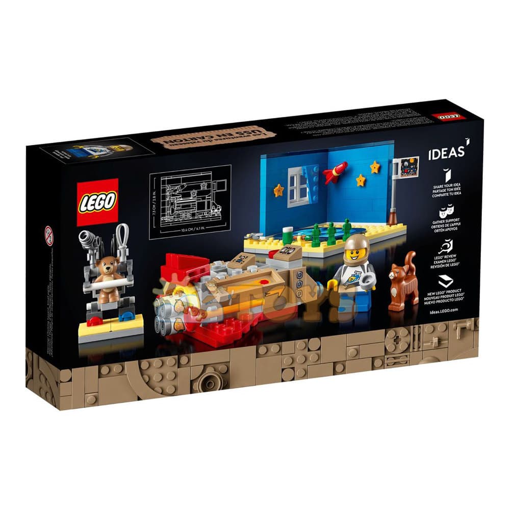 LEGO® IDEAS Aventuri cosmice în rachetă de carton 40533 203 piese