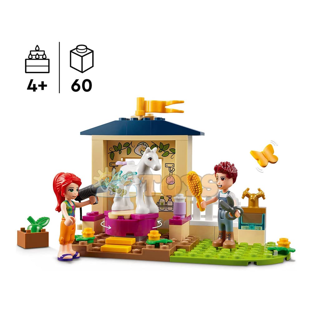 LEGO® Friends Grajdul de ingrijire a poneilor 41696 - 60 piese