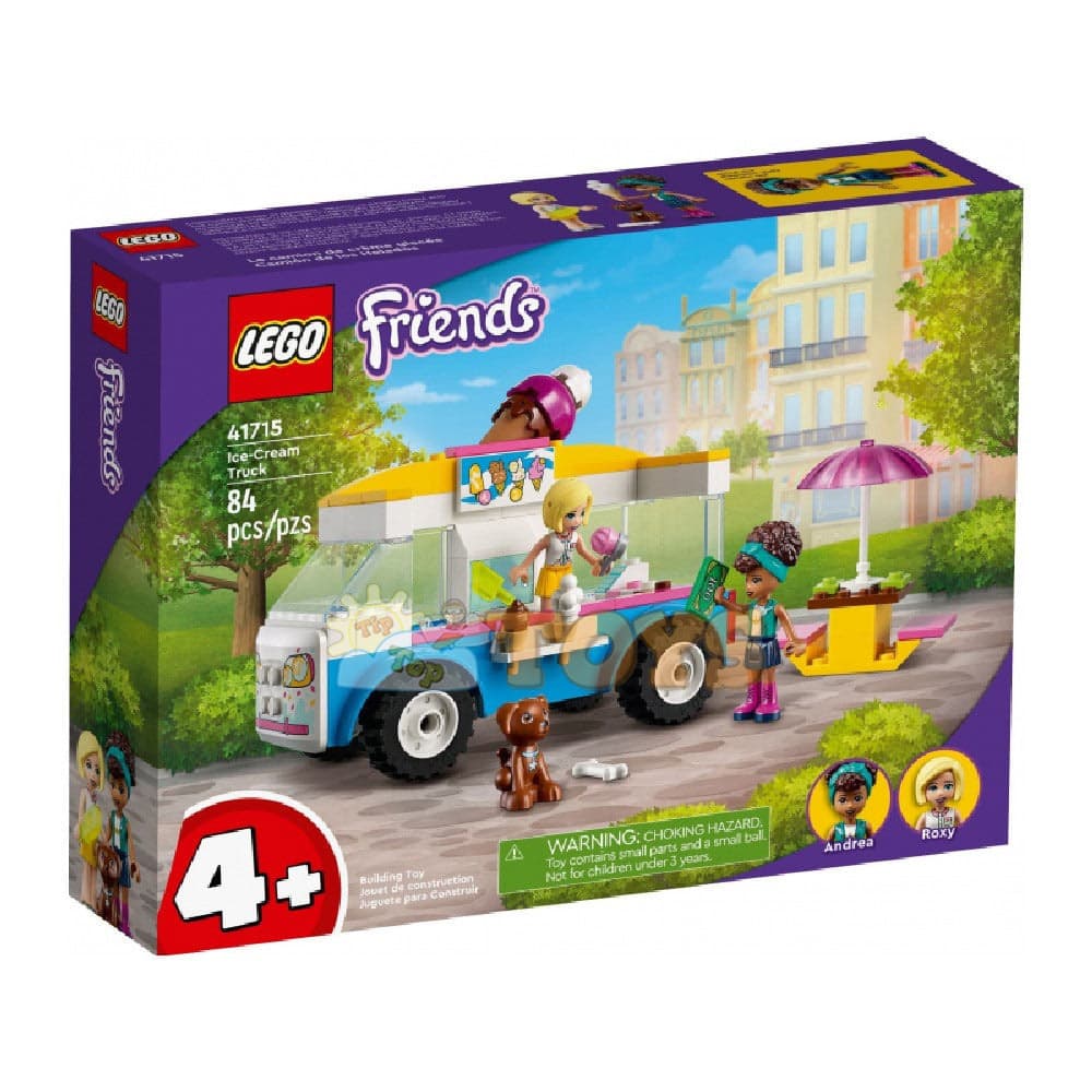 LEGO® Friends Furgoneta cu înghețată 41715 - 84 piese