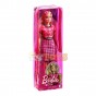 Păpușă Barbie Fashionistas #169 în haine roz GRB59 - Mattel