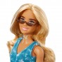Păpușă Barbie Fashionistas #173 în rochie blugi denim GRB65 Mattel