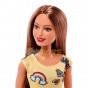 Păpușă Barbie Clasic cu rochie galbenă FJF17 - Mattel