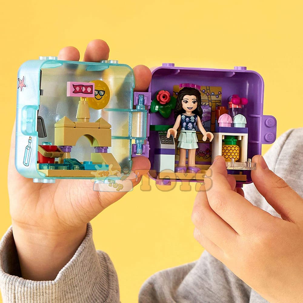 LEGO® Friends Cubul jucăuș de vară al Emmei 41414 - 51 piese