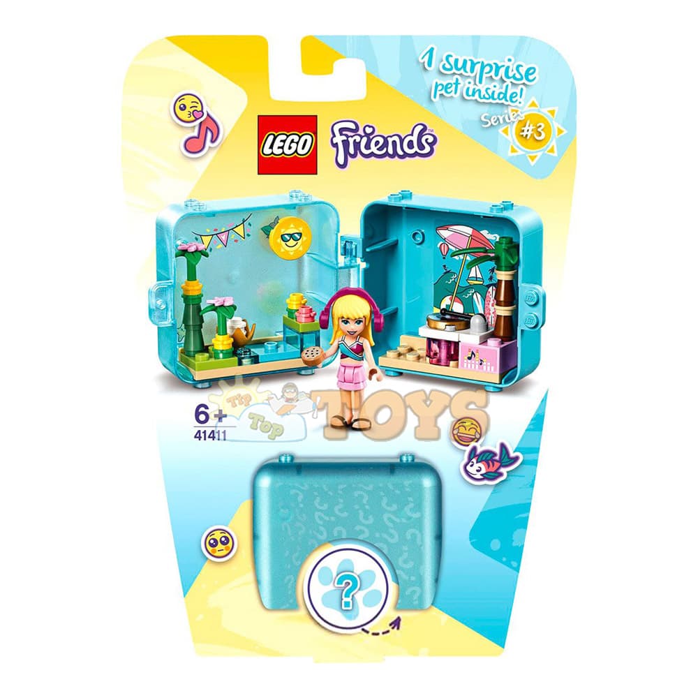 LEGO® Friends Cubul jucăuș de vară al Stephaniei 41411 - 47 piese