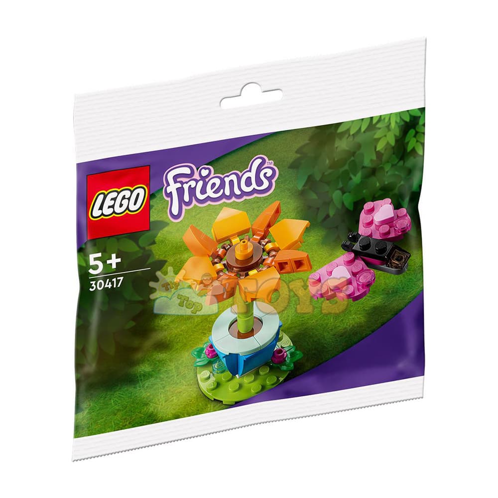 LEGO® Friends Floare de grădină și fluturaș 30417 - 57 piese