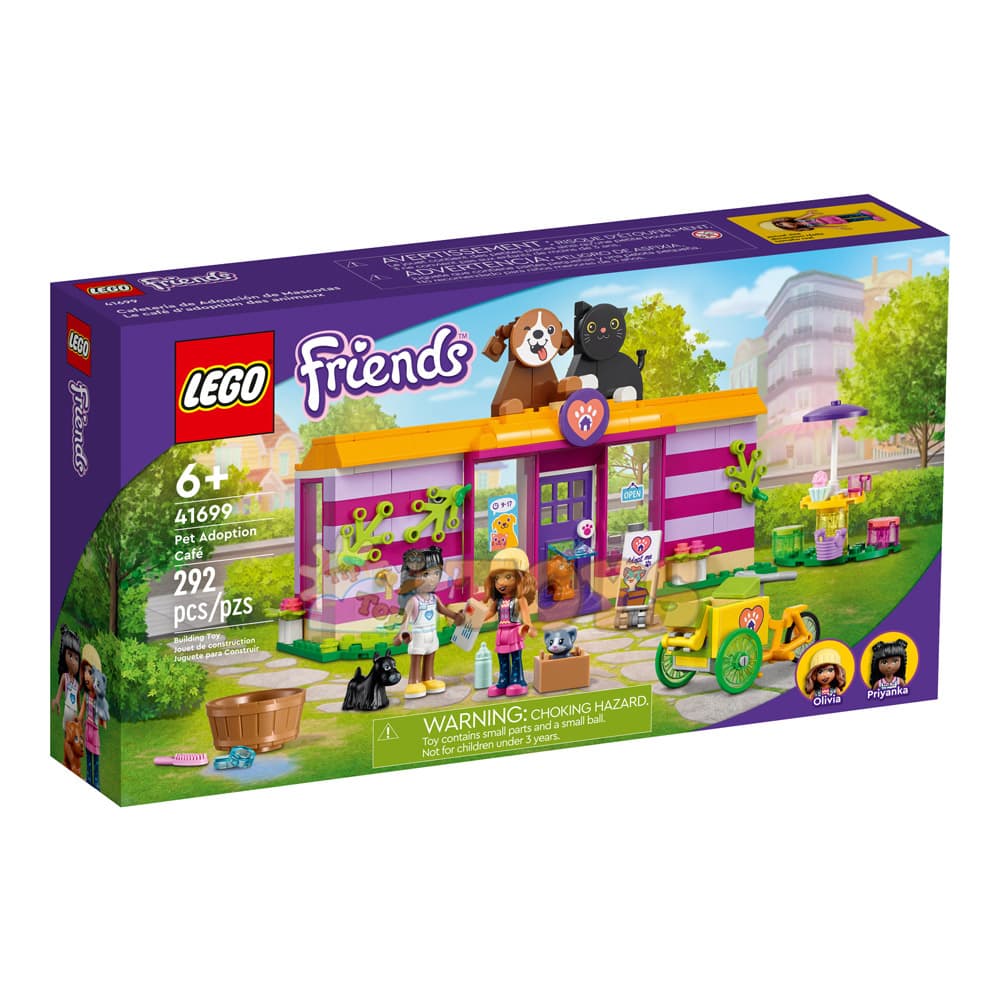 LEGO® Friends Cafeneaua de adoptat animale 41699 - 292 piese